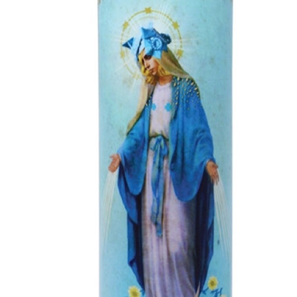 Lady Gaga “Virgin Mary” style Candle - Picture 2 of 3